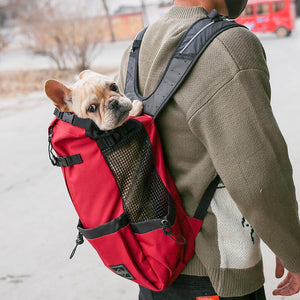 Double Shoulder Portable Dog Carrier Backpack for Travel