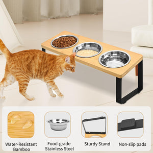 Transform Mealtime with the Log Pet Feeding Rack