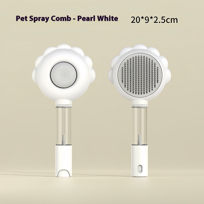 2-in-1 Self-Cleaning Dog Grooming Brush and Hair Remover Comb