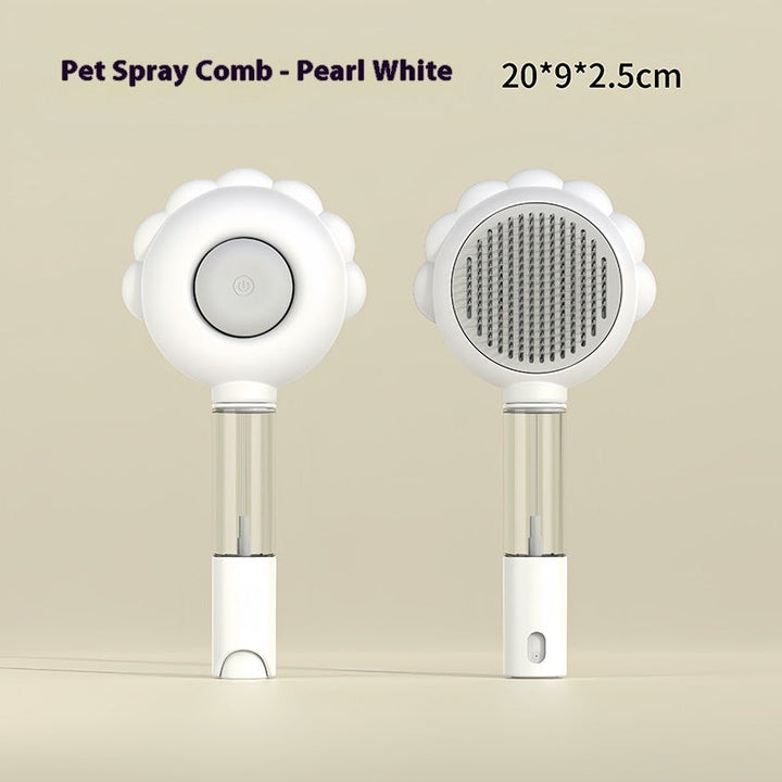 2-in-1 Self-Cleaning Dog Grooming Brush and Hair Remover Comb