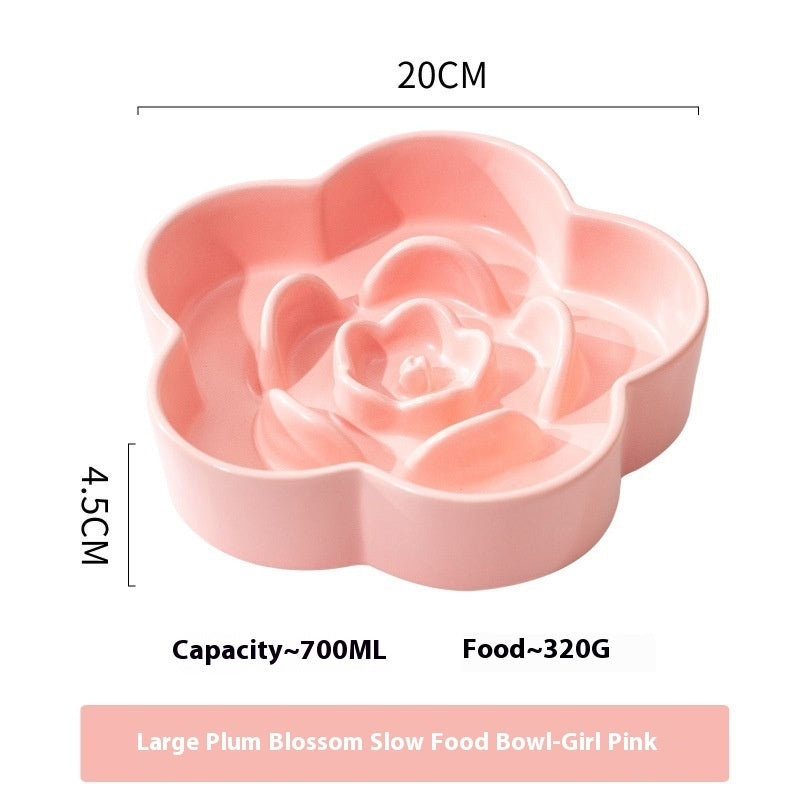 Enhance Your Pet's Dining Experience with Our Ceramic Slow Feeding Bowl