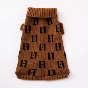 Costume High Collar Fashionable Pet Sweater: A Stylish Choice for Your Beloved Pet