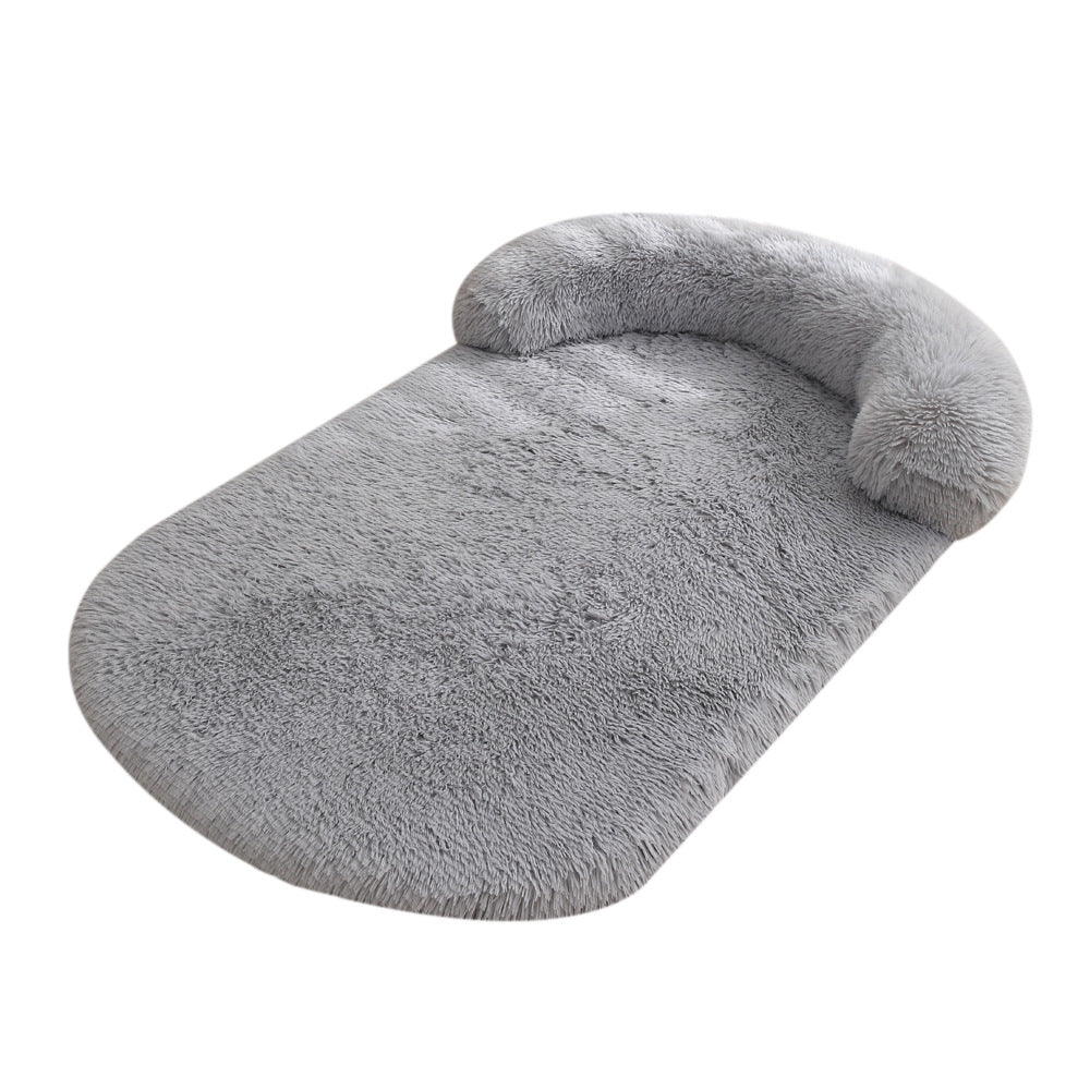 Oversized Plush Pet Cushion Bed – Warm Dog & Cat Mat in 14 Colors (XS–XXL)