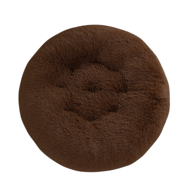 Extra-Large Round Plush Dog Mat – Soft Pet Bed in 25+ Colors (Up to 47 in)