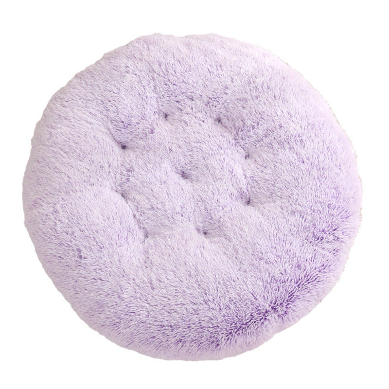 Extra-Large Round Plush Dog Mat – Soft Pet Bed in 25+ Colors (Up to 47 in)