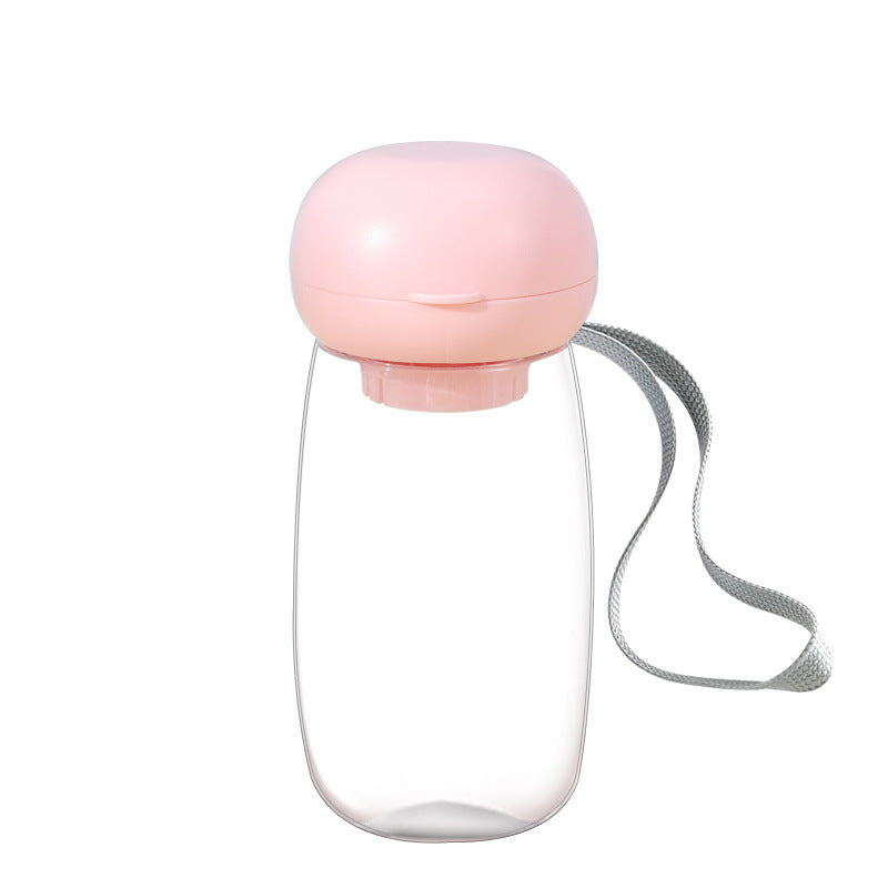 Portable Pet Water Bottle with Lanyard for Cats and Dogs