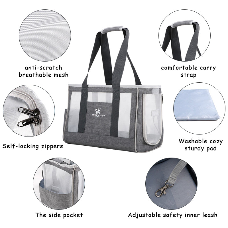 Breathable Pet Carrier Backpack Large Capacity for Cats and Dogs