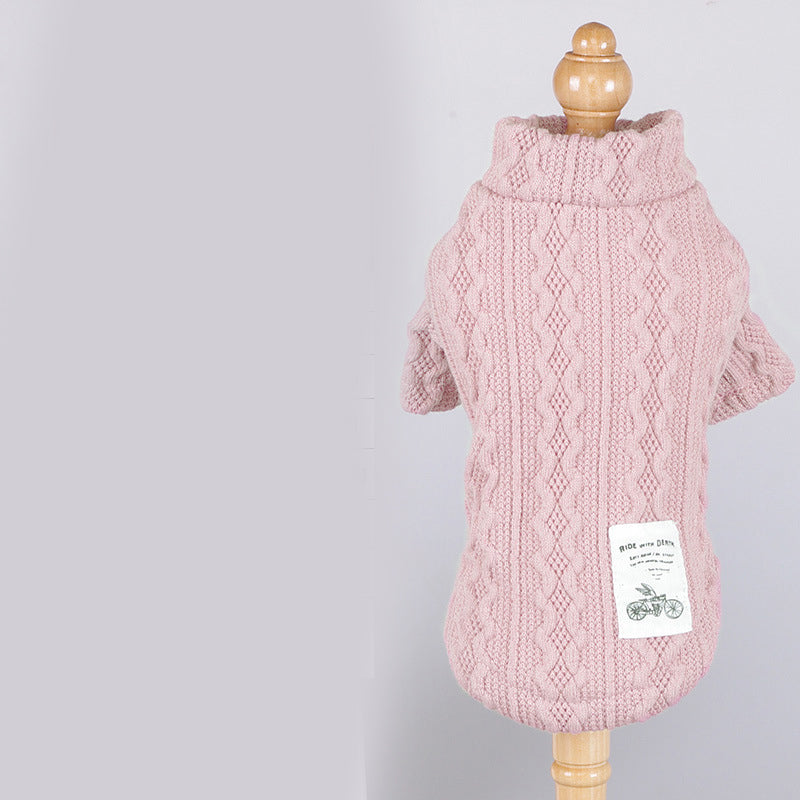 Everyday Knit Dog Sweater – Acrylic Casual Pullover in 5 Colors (XS–XXL)