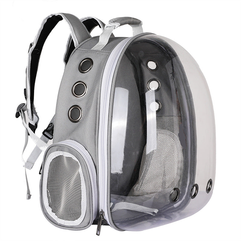 Portable Bubble Backpack Pet Carrier 360 Degree View for Cats and Small Dogs