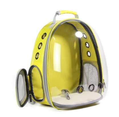 Portable Bubble Backpack Pet Carrier 360 Degree View for Cats and Small Dogs
