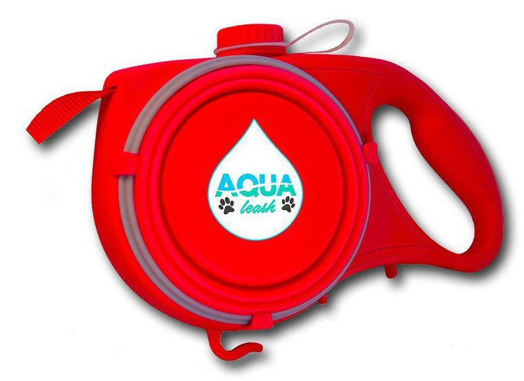 Multifunctional Retractable Dog Leash – 360° Tangle-Free with Folding Bowl (Blue, Red, Black)
