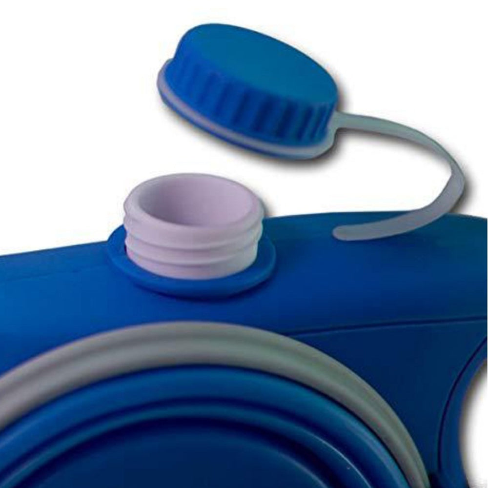 Multifunctional Retractable Dog Leash – 360° Tangle-Free with Folding Bowl (Blue, Red, Black)