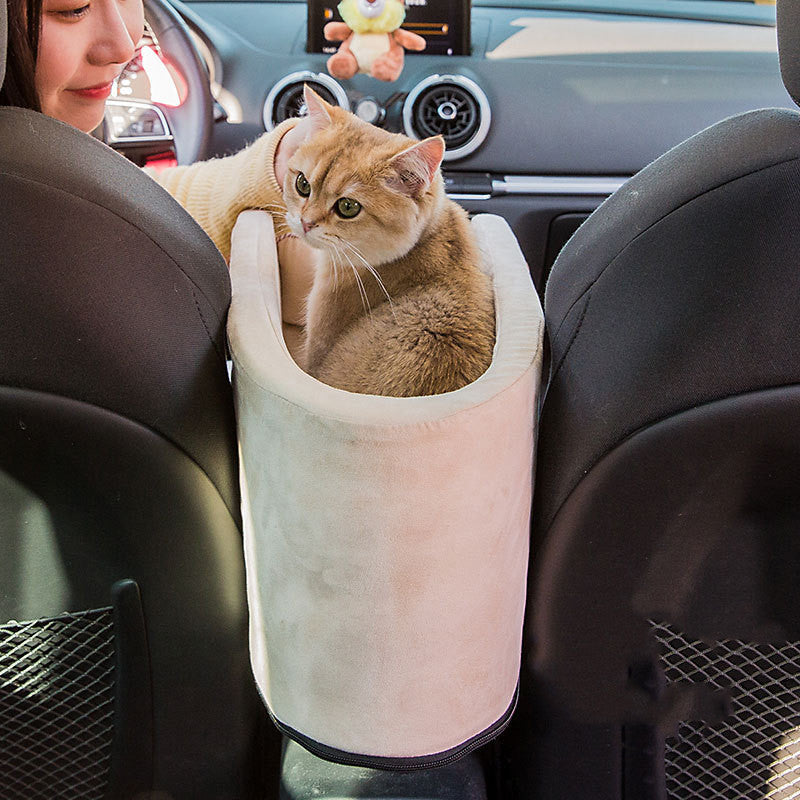 Car Safety Pet Bed and Travel Seat for Cats and Dogs