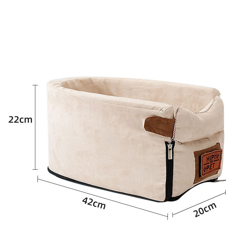 Car Safety Pet Bed and Travel Seat for Cats and Dogs
