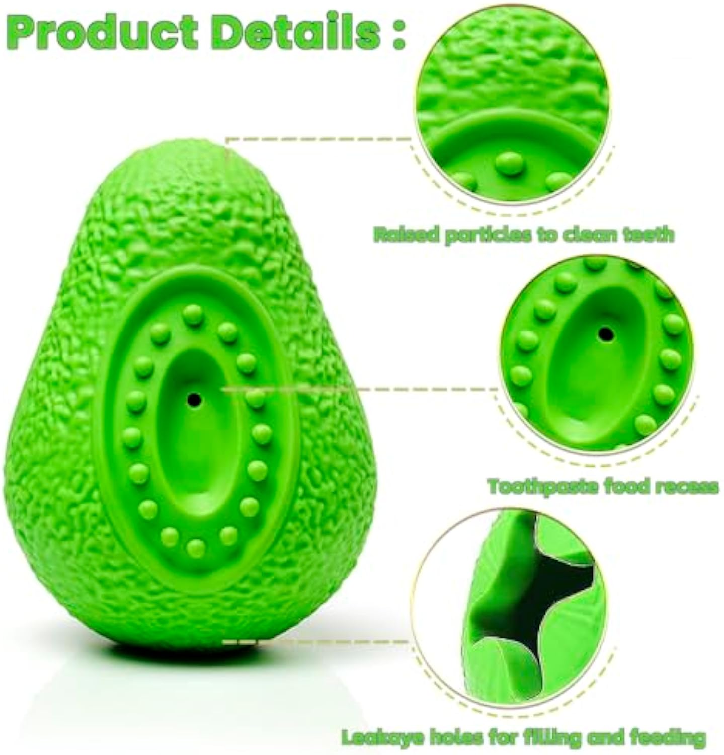 Indestructible Rubber Dog Chew Toy Heavy Duty for All Breeds