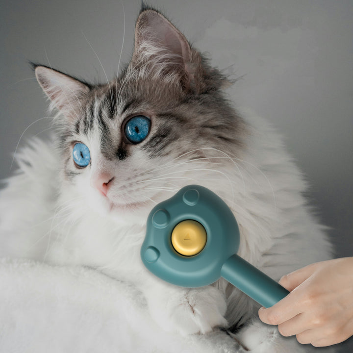 Self-Cleaning Pet Grooming Comb Hair Remover for Cats and Dogs