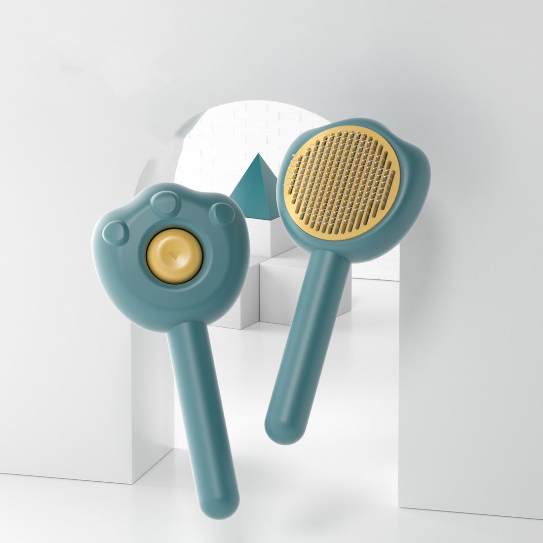 Self-Cleaning Pet Grooming Comb Hair Remover for Cats and Dogs