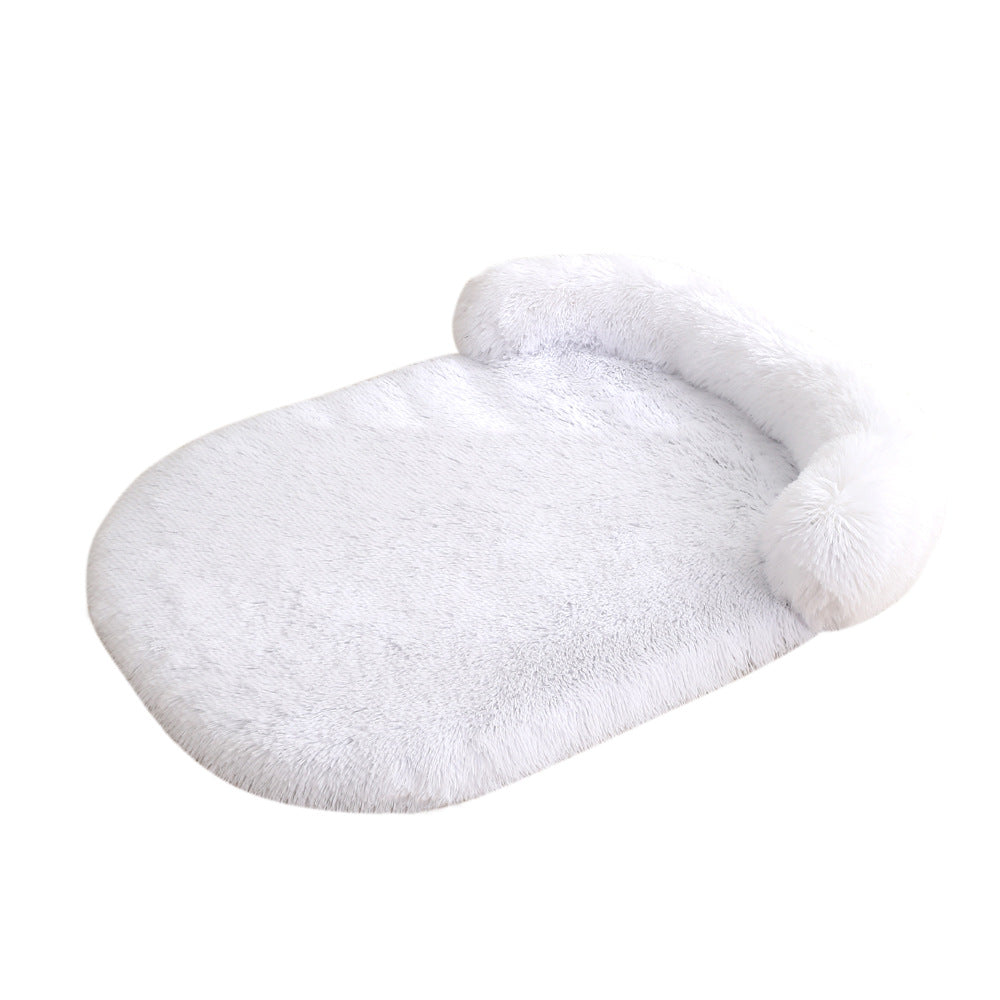 Oversized Plush Pet Cushion Bed – Warm Dog & Cat Mat in 14 Colors (XS–XXL)