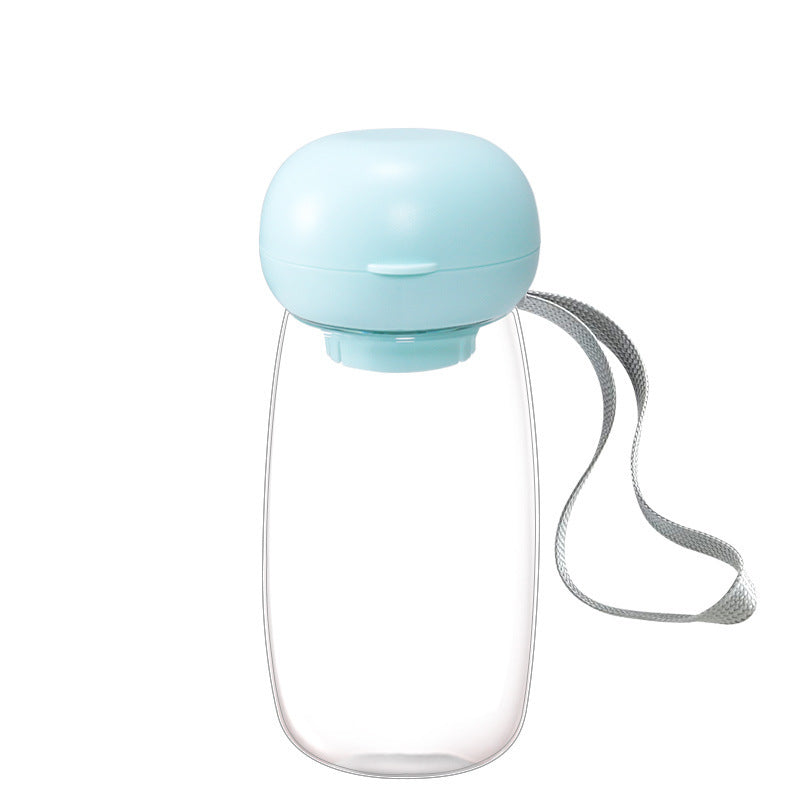 Portable Pet Water Bottle with Lanyard for Cats and Dogs