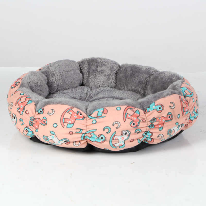 Calming Donut Cat Bed – Fluffy Round Nest for Cats & Small Dogs (4 Sizes)