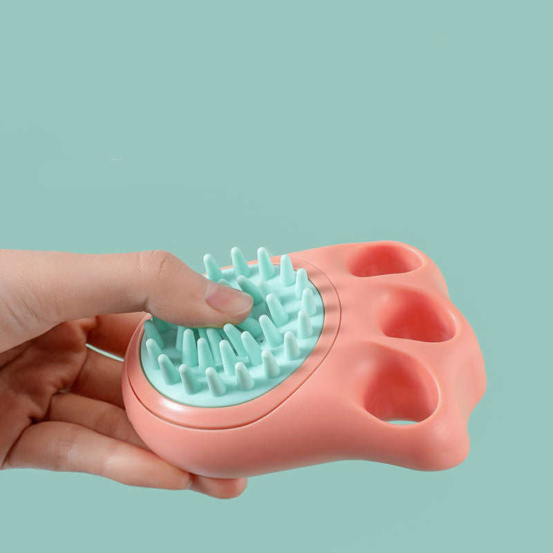 Cat and Dog Bath Brush Massage Comb Pet Grooming Tool