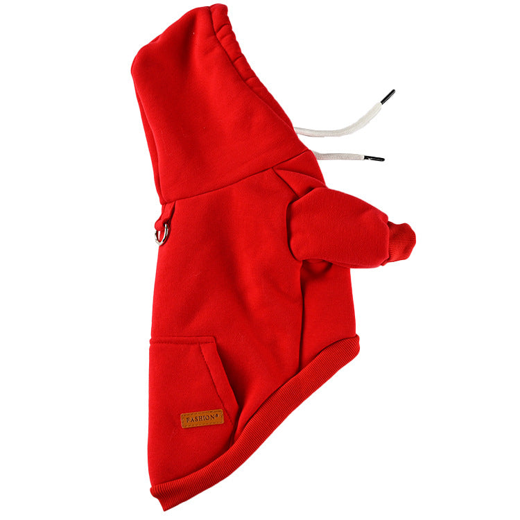 Hooded Dog Sweater – Casual Cotton Pullover in 4 Colors (S–XL)