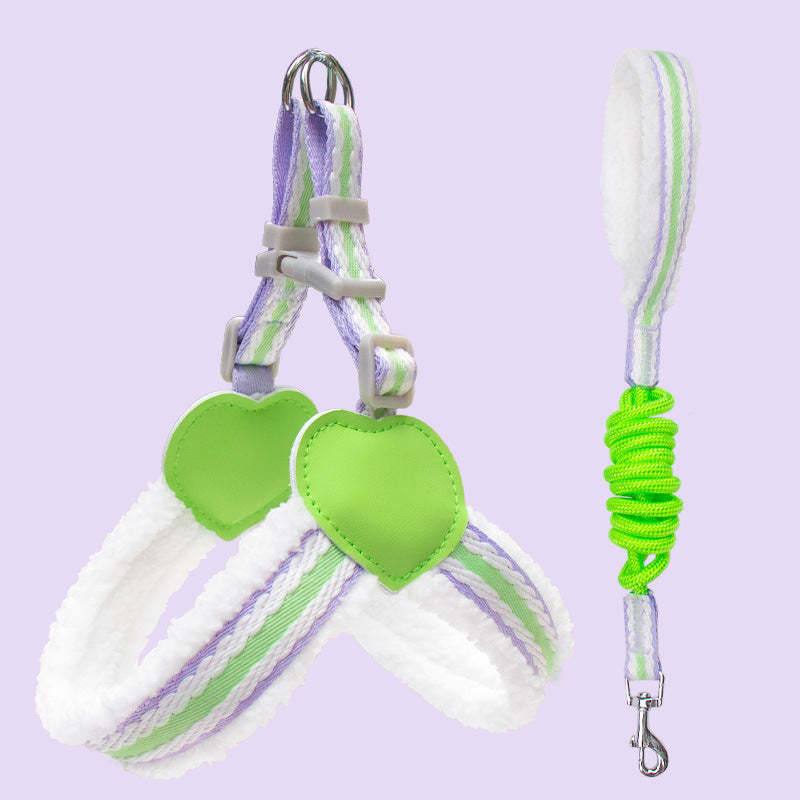 Breathable Summer Dog Harness & Leash Set – Mesh Vest for Small & Medium Dogs (S–L)
