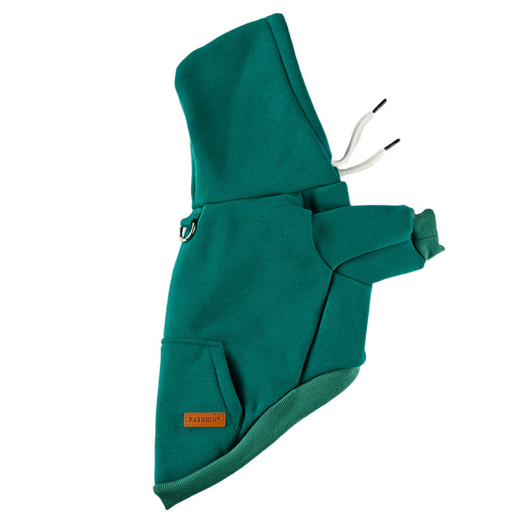 Hooded Dog Sweater – Casual Cotton Pullover in 4 Colors (S–XL)