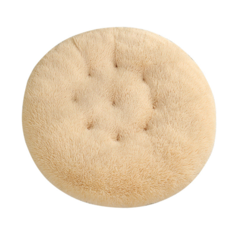 Extra-Large Round Plush Dog Mat – Soft Pet Bed in 25+ Colors (Up to 47 in)