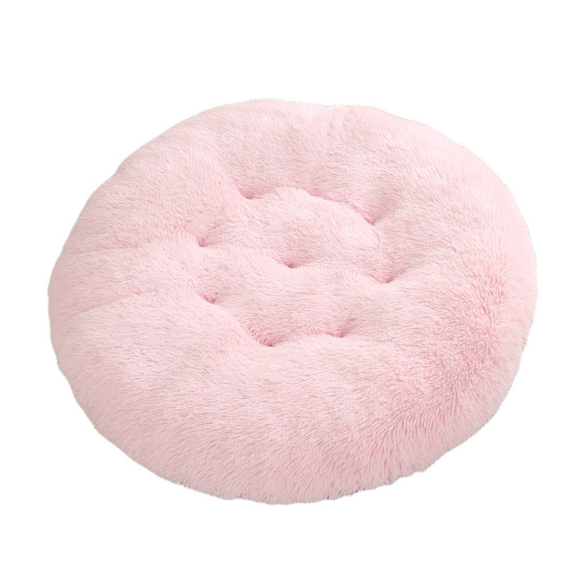 Extra-Large Round Plush Dog Mat – Soft Pet Bed in 25+ Colors (Up to 47 in)