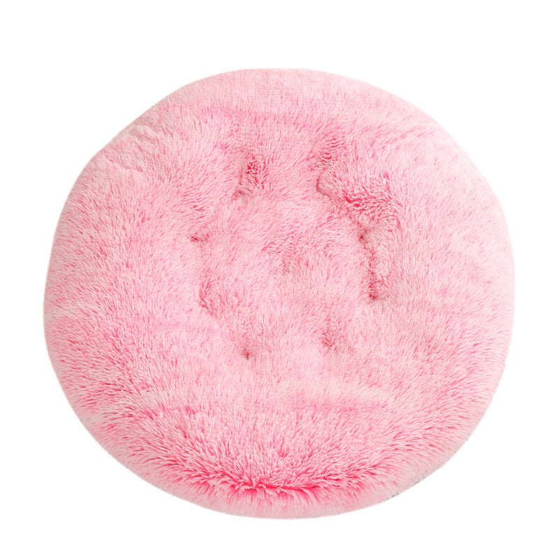 Extra-Large Round Plush Dog Mat – Soft Pet Bed in 25+ Colors (Up to 47 in)
