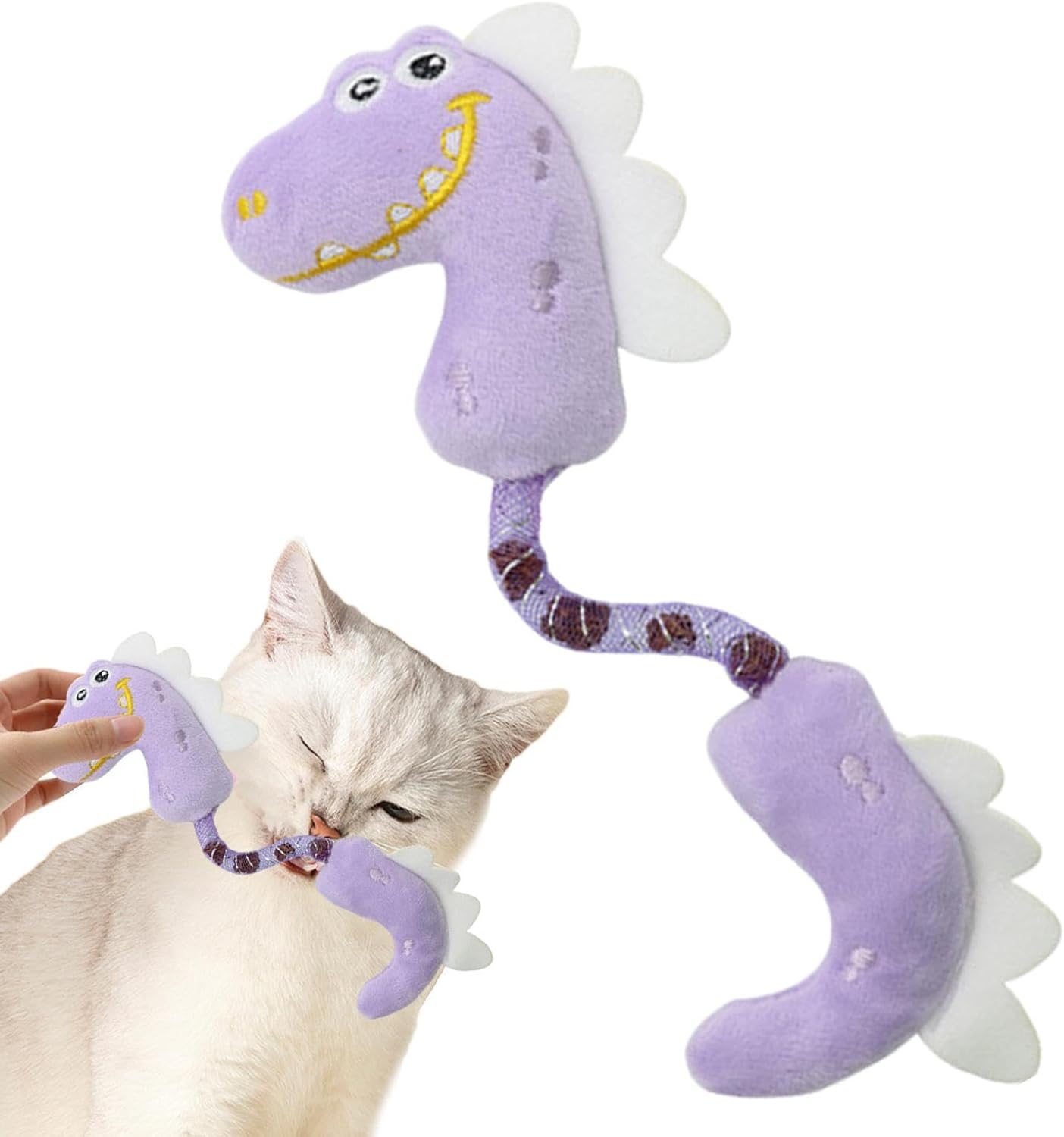 Interactive Cat Chew and Kicker Toy with Catnip Rope for Teeth Cleaning