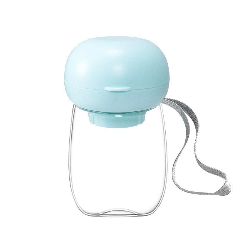 Portable Pet Water Bottle with Lanyard for Cats and Dogs