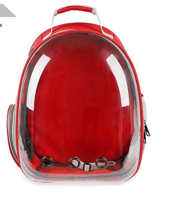 Portable Bubble Backpack Pet Carrier 360 Degree View for Cats and Small Dogs