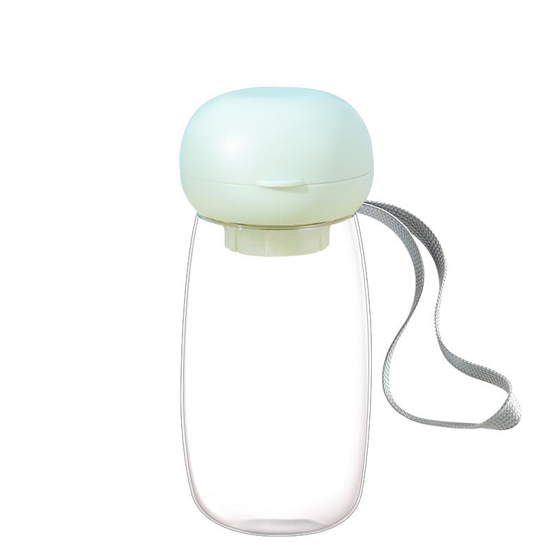 Portable Pet Water Bottle with Lanyard for Cats and Dogs