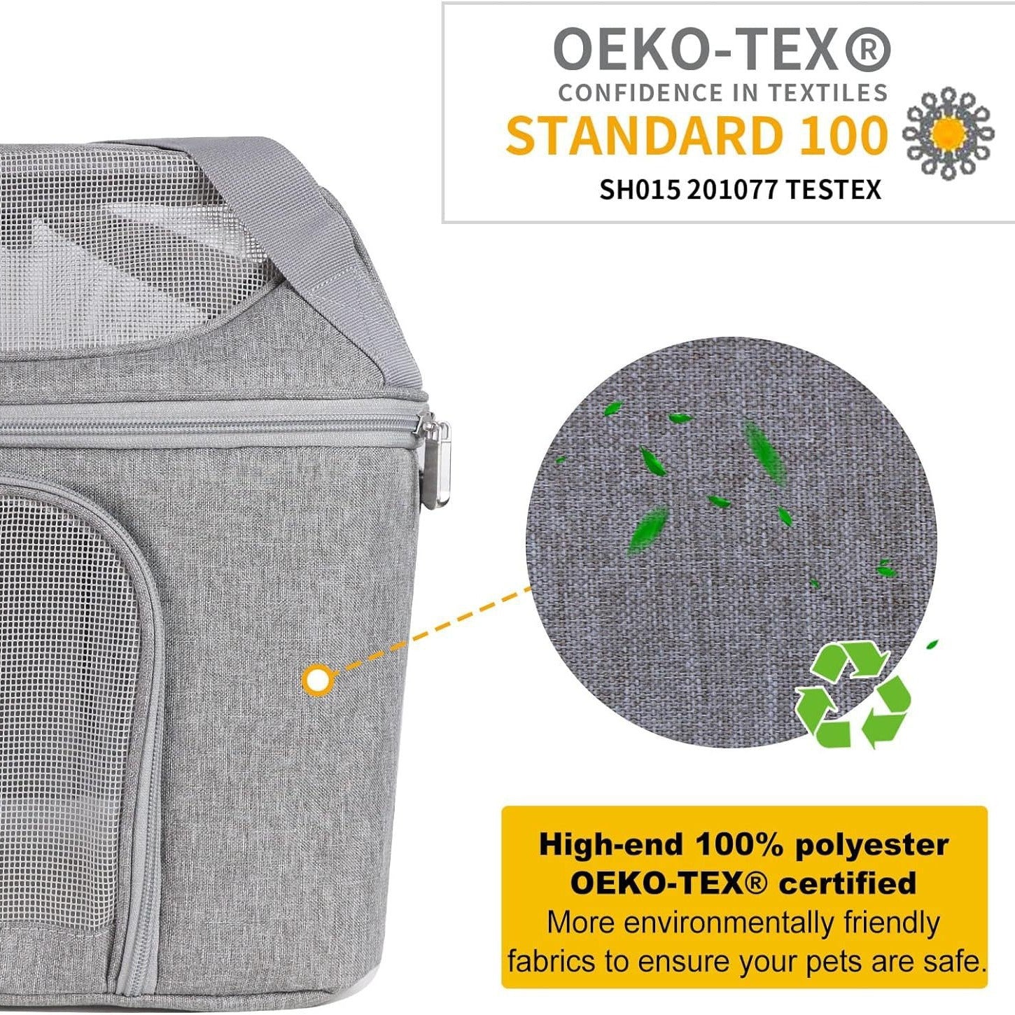 Breathable Pet Backpack Carrier for Small Dogs and Cats
