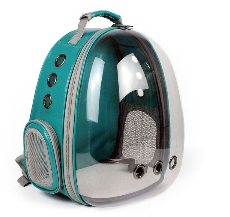 Portable Bubble Backpack Pet Carrier 360 Degree View for Cats and Small Dogs