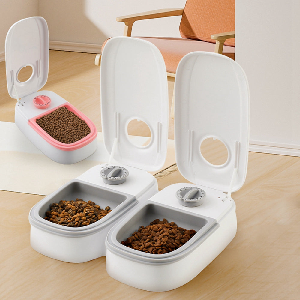 Smart Automatic Pet Feeder with Stainless Steel Bowl for Cats and Dogs
