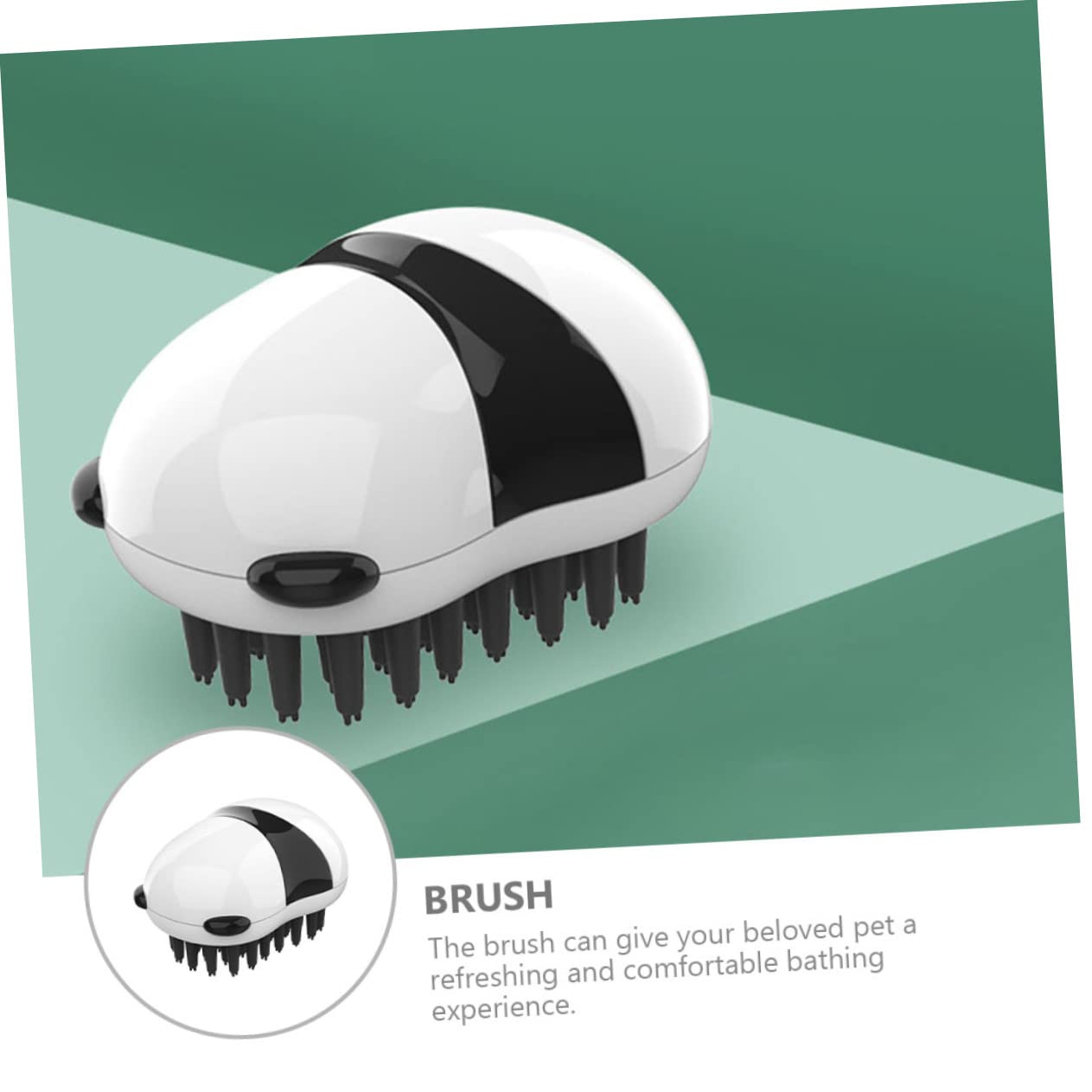 Pet Bathing and Grooming Brush Hair Removal Comb for Cats and Dogs