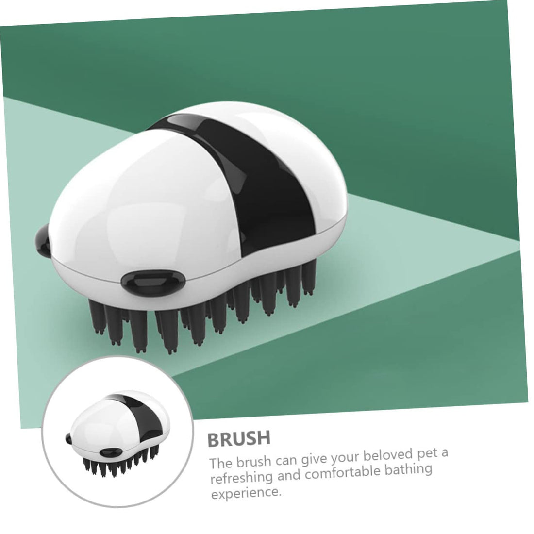 Pet Bathing and Grooming Brush Hair Removal Comb for Cats and Dogs