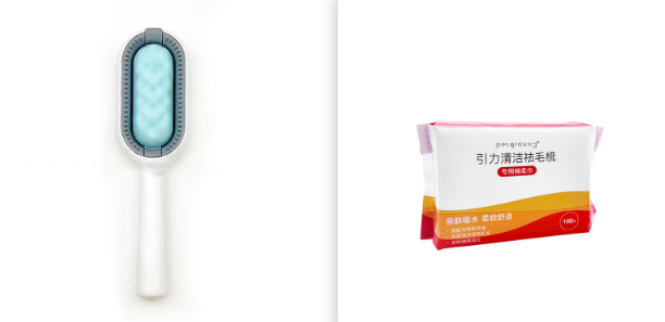 Dematting Pet Grooming Brush Hair Remover Comb for Cats and Dogs