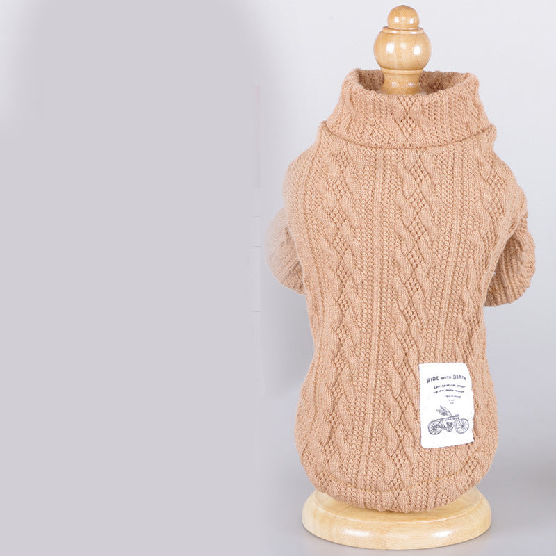 Everyday Knit Dog Sweater – Acrylic Casual Pullover in 5 Colors (XS–XXL)