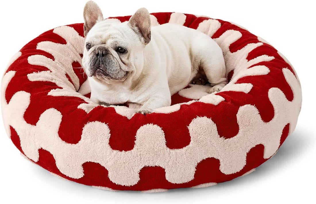 Plaid Four-Season Pet Bed – Removable Washable Nest for Dogs (4 Sizes)