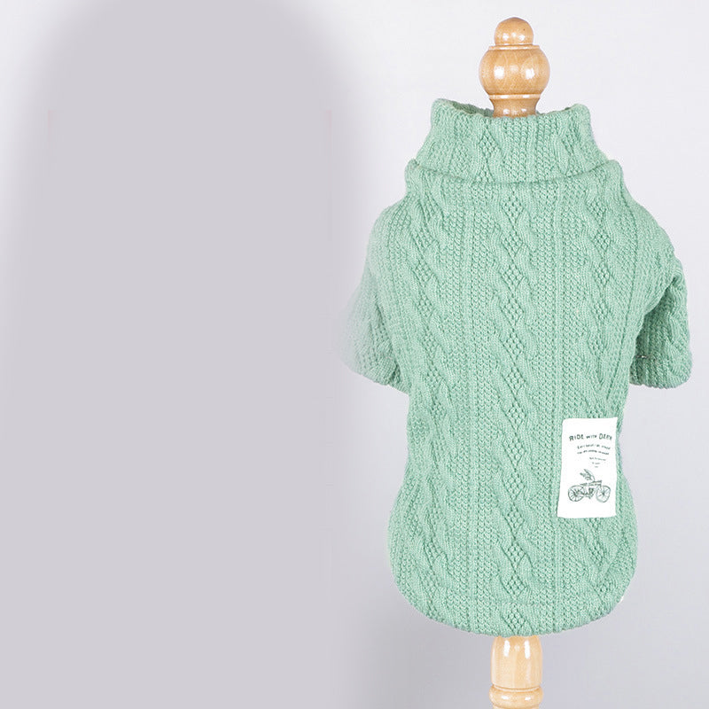 Everyday Knit Dog Sweater – Acrylic Casual Pullover in 5 Colors (XS–XXL)