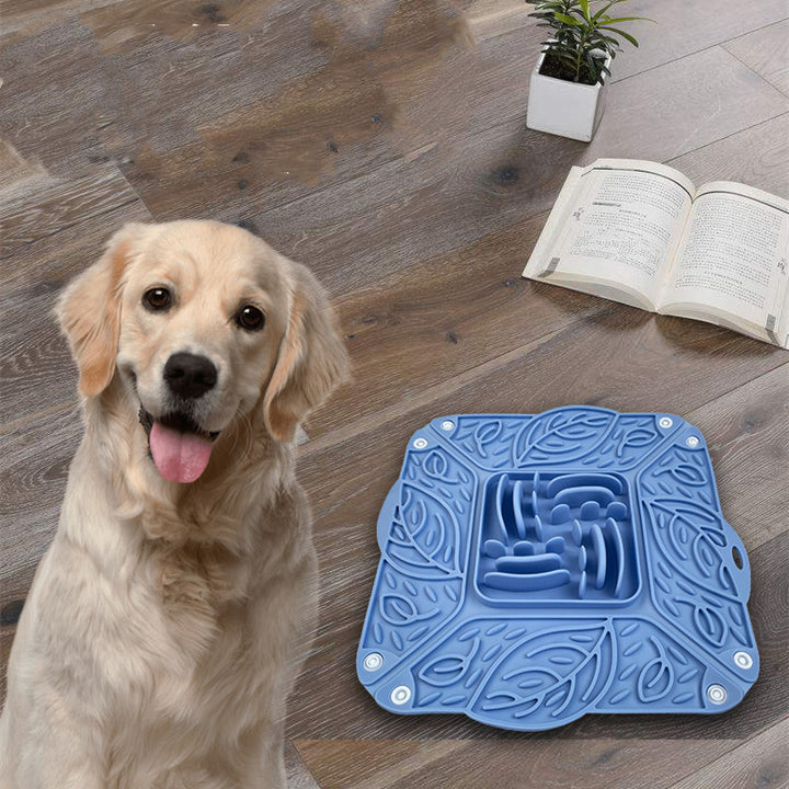 Foldable Silicone Pet Feeding Mat and Bowl Multi-Functional Tableware