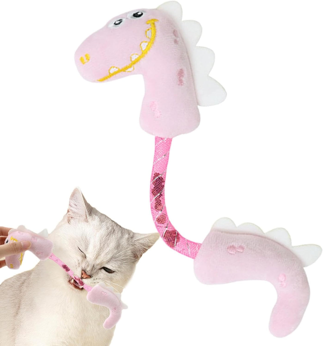 Interactive Cat Chew and Kicker Toy with Catnip Rope for Teeth Cleaning