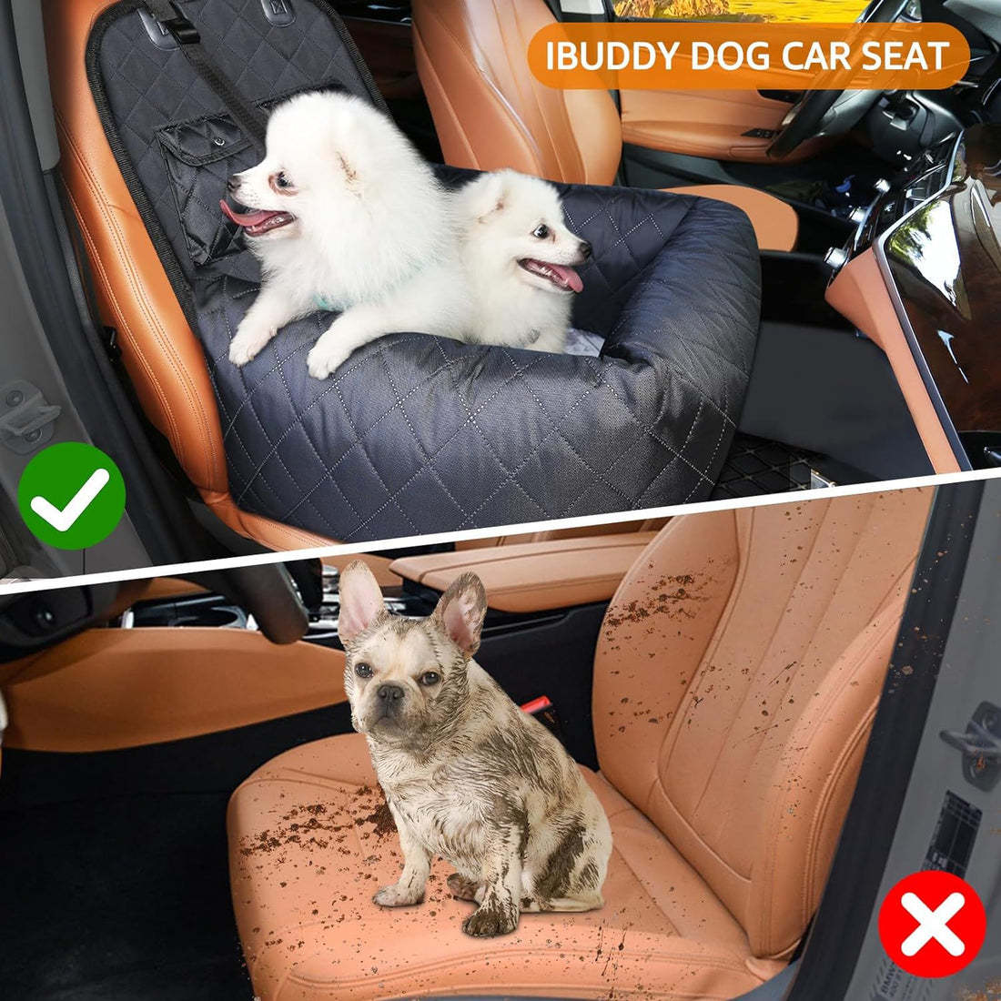 Waterproof Car Seat Cover Protector for Pets Safe Travel Mat for Dogs and Cats