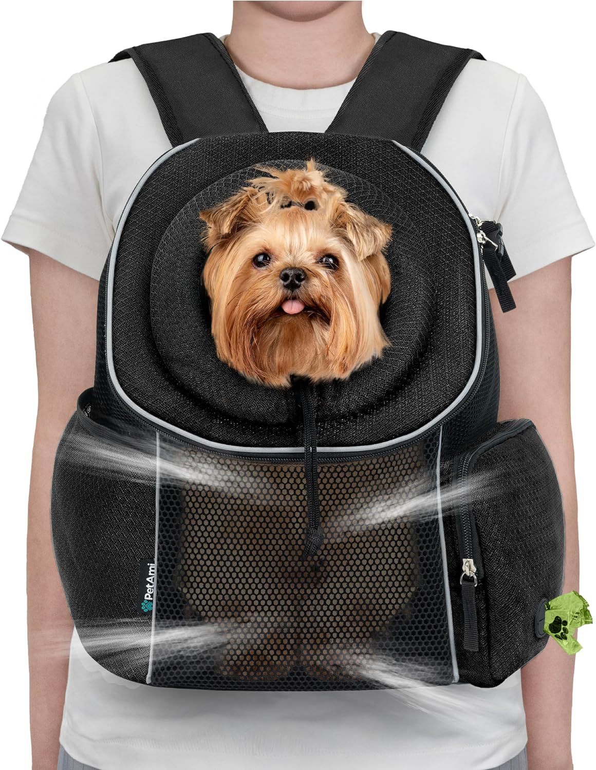 Portable Breathable Dog Carrier Backpack for Travel and Outdoors