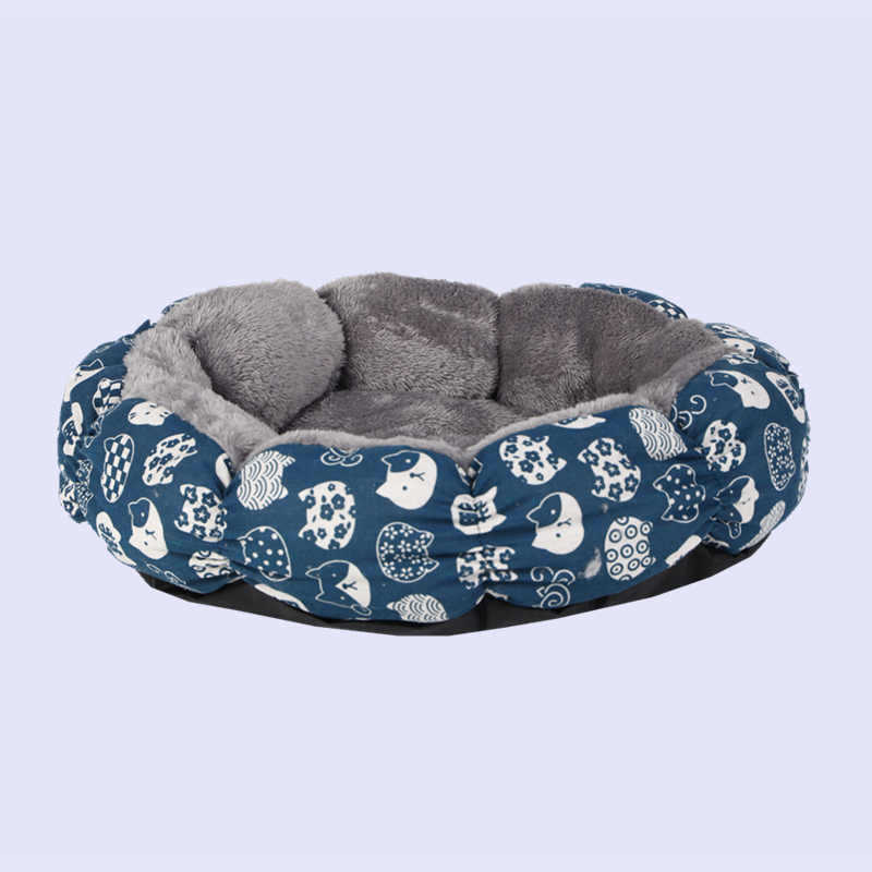 Calming Donut Cat Bed – Fluffy Round Nest for Cats & Small Dogs (4 Sizes)