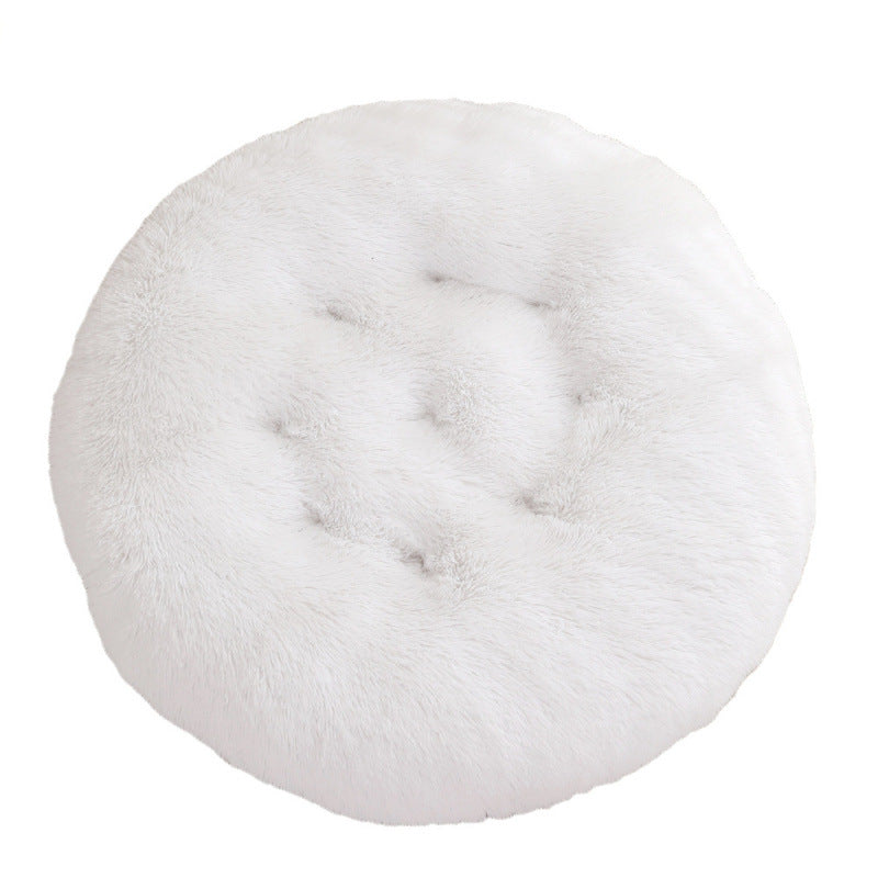 Extra-Large Round Plush Dog Mat – Soft Pet Bed in 25+ Colors (Up to 47 in)